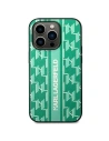 Etui Karl Lagerfeld KLHCP14MPGKLSKN Apple iPhone 14 Plus / 15 Plus hardcase zelený/green Monogram Stripe
