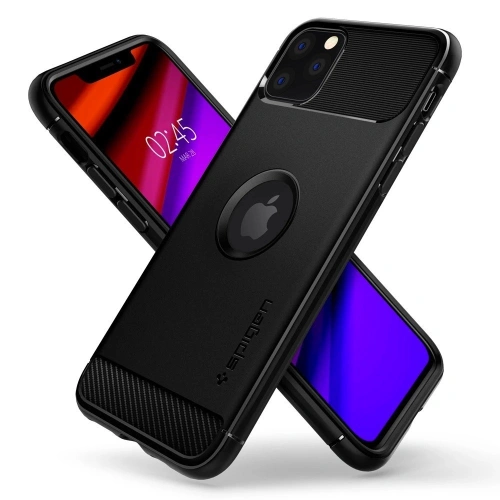 Kup Case Spigen Rugged Armor Apple iPhone 11 Pro Schwarz - SPN428BLK - {ean13} - Sklep Home Screen