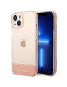 Etui Guess GUHCP14SHGCOP Apple iPhone 14 roz/roz hardcase translucide