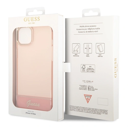 Kup Etui Guess GUHCP14SHGCOP Apple iPhone 14 roz/roz hardcase translucide - GUE2014 - {ean13} - Sklep Home Screen