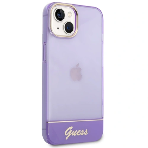 Kup Etui Guess GUHCP14SHGCOU Apple iPhone 14 lila/purple kemény tok Áttetsző - GUE2015 - {ean13} - Sklep Home Screen