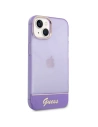 Buy Guess GUHCP14SHGCOU Apple iPhone 14 purple hardcase Translucent - GUE2015 - {ean13} - Home Screen Store Europe