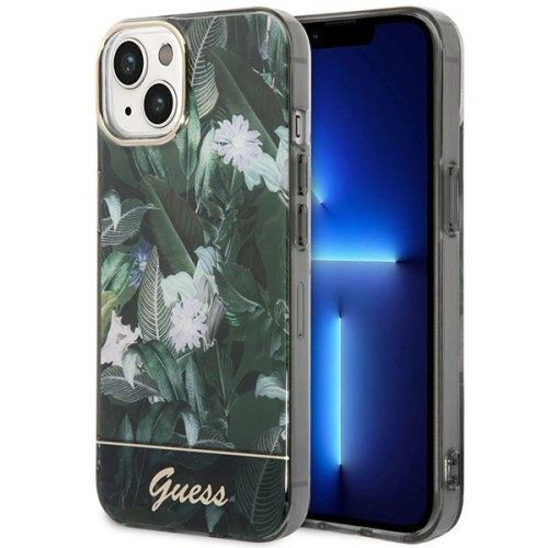 Kup Etui Guess GUHCP14SHGJGHA Apple iPhone 14 zielony/green hardcase Jungle Collection - GUE2016 - {ean13} - Sklep Home Screen