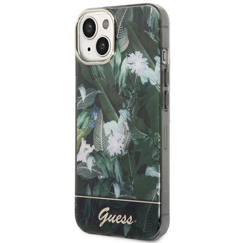 Kup Case Guess GUHCP14SHGJGHA Apple iPhone 14 grün/hardcase Jungle Collection - GUE2016 - {ean13} - Sklep Home Screen