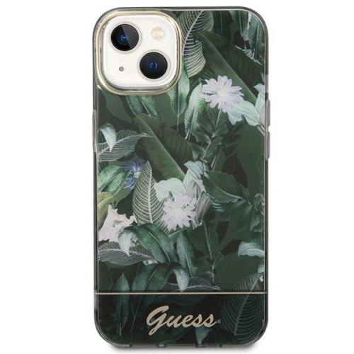 Kup Case Guess GUHCP14SHGJGHA Apple iPhone 14 grün/hardcase Jungle Collection - GUE2016 - {ean13} - Sklep Home Screen