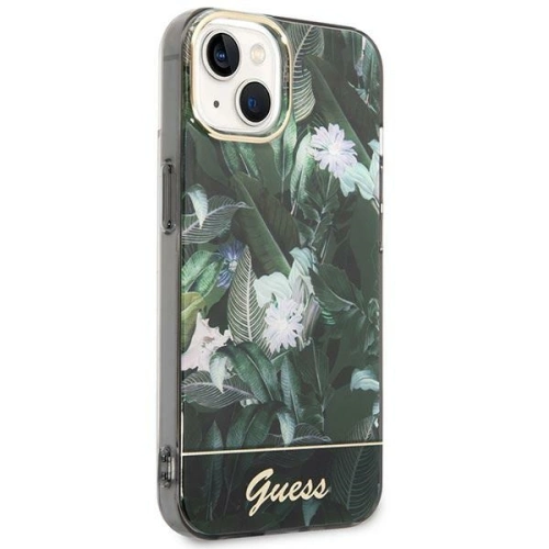 Kup Case Guess GUHCP14SHGJGHA Apple iPhone 14 grün/hardcase Jungle Collection - GUE2016 - {ean13} - Sklep Home Screen