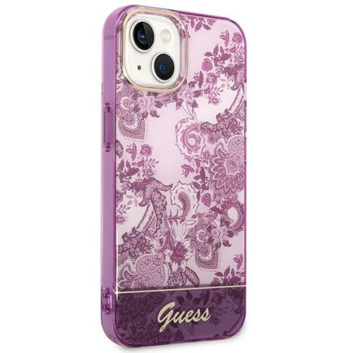 Kup Etui Guess GUHCP14SHGPLHF Apple iPhone 14 fuchsie/fuchsia hardcase Porcelain Collection - GUE2018 - {ean13} - Sklep Home Screen