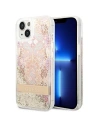 Etui Guess GUHCP14SLFLSD Apple iPhone 14 zlatý/gold hardcase Paisley Liquid Glitter