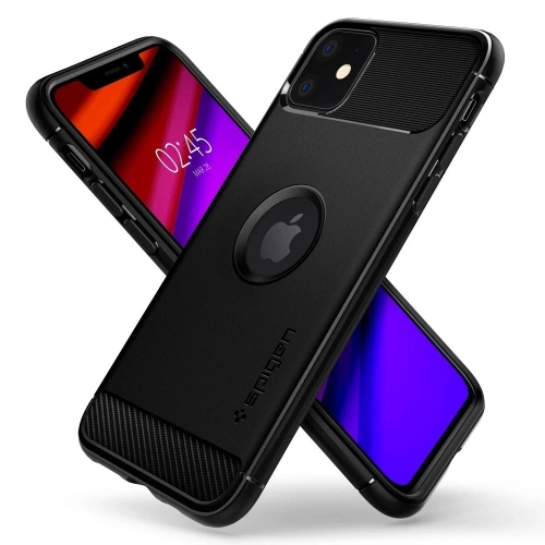 Kup Etui Spigen Rugged Armor Apple iPhone 11 Fekete - SPN429BLK - {ean13} - Sklep Home Screen