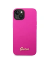 Kup Etui Guess GUHCP14SSLSMF Apple iPhone 14 fuksja/fuschia hard case Silicone Vintage Gold Logo - GUE2020 - {ean13} - Sklep Home Screen