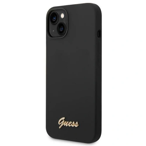 Kup Etui Guess GUHCP14SSLSMK Apple iPhone 14 czarny/black hard case Silicone Vintage Gold Logo - GUE2021 - {ean13} - Sklep Home Screen