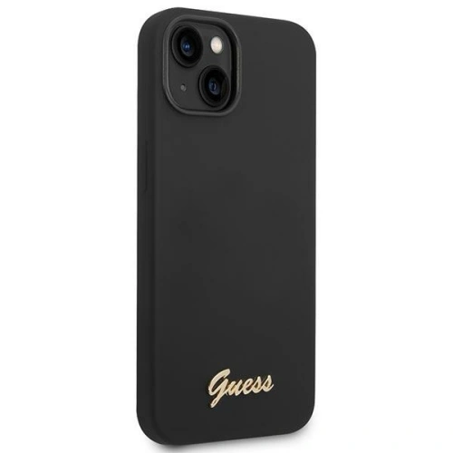 Kup Etui Guess GUHCP14SSLSMK Apple iPhone 14 czarny/black hard case Silicone Vintage Gold Logo - GUE2021 - {ean13} - Sklep Home Screen
