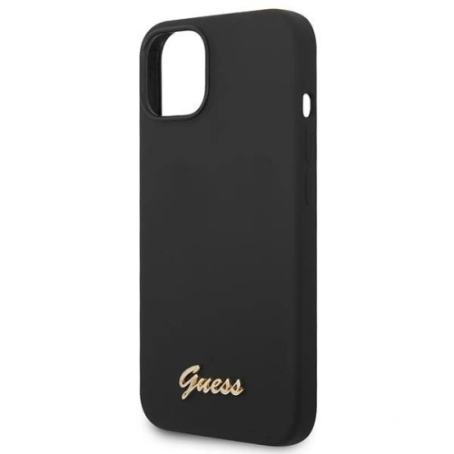 Kup Etui Guess GUHCP14SSLSMK Apple iPhone 14 czarny/black hard case Silicone Vintage Gold Logo - GUE2021 - {ean13} - Sklep Home Screen