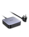 Ładowarka sieciowa UGREEN CD271 200W PPS 4 x USB-C, 2xUSB-A szara