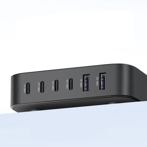 Kup UGREEN CD271 200W PPS hálózati töltő 4 x USB-C, 2 x USB-A szürke - UGR1382 - {ean13} - Sklep Home Screen