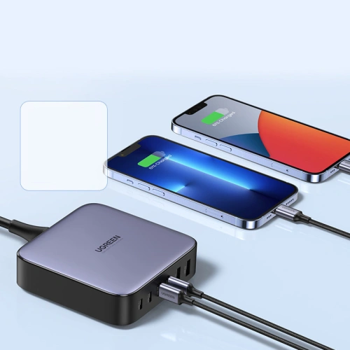 Kup UGREEN CD271 200W PPS Netzladegerät 4 x USB-C, 2 x USB-A grau - UGR1382 - {ean13} - Sklep Home Screen