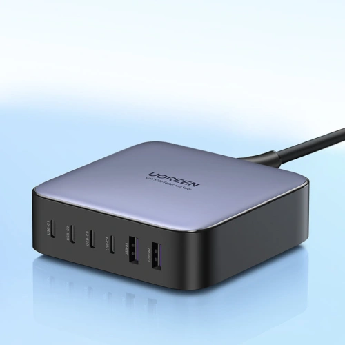 Kup UGREEN CD271 200W PPS hálózati töltő 4 x USB-C, 2 x USB-A szürke - UGR1382 - {ean13} - Sklep Home Screen