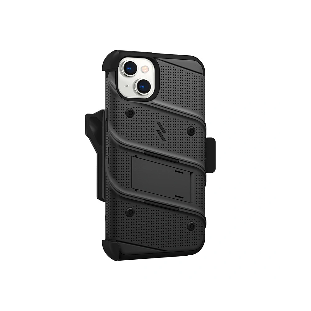 Etui ZIZO BOLT Series Apple iPhone 14 Plus / 15 Plus + szkło (czarny)