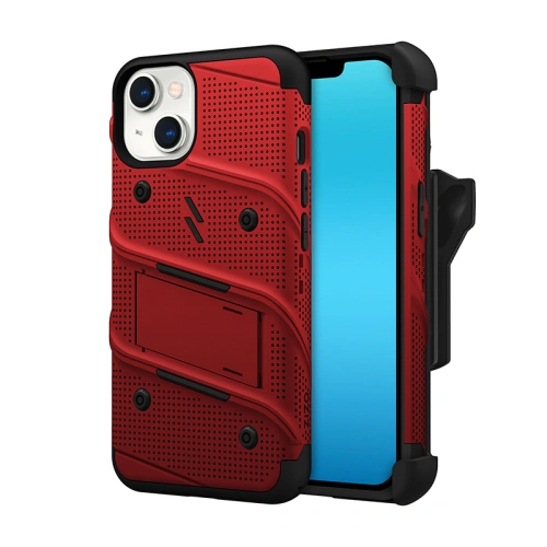 Kup Etui ZIZO BOLT Series pentru Apple iPhone 14 + sticlă (roșu) - ZIZ108 - {ean13} - Sklep Home Screen