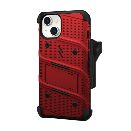 Kup Etui ZIZO BOLT Series pentru Apple iPhone 14 + sticlă (roșu) - ZIZ108 - {ean13} - Sklep Home Screen