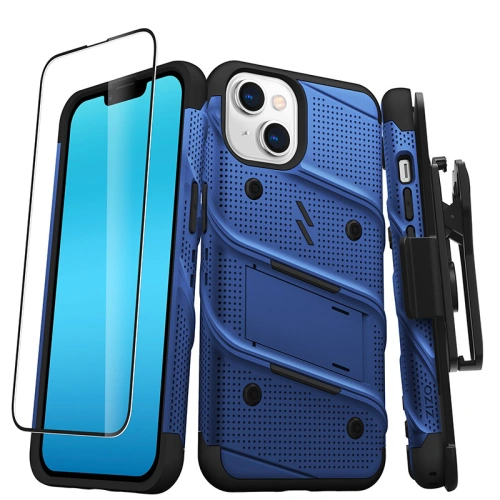 Kup Etui ZIZO BOLT Series pentru Apple iPhone 14 + sticlă (albastru) - ZIZ109 - {ean13} - Sklep Home Screen