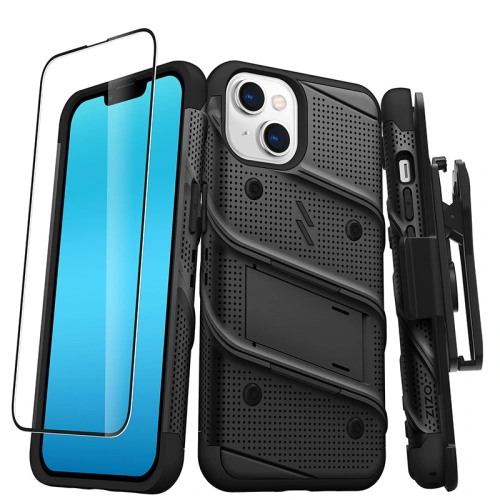 Kup Etui ZIZO BOLT Series pentru Apple iPhone 14 + sticlă (negru) - ZIZ110 - {ean13} - Sklep Home Screen