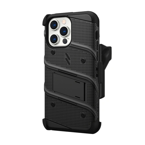 Kup Etui ZIZO BOLT Series pentru Apple iPhone 14 Pro Max + sticlă (negru) - ZIZ112 - {ean13} - Sklep Home Screen