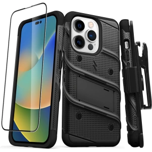 Kup Etui ZIZO BOLT Series pentru Apple iPhone 14 Pro + sticlă (negru) - ZIZ113 - {ean13} - Sklep Home Screen