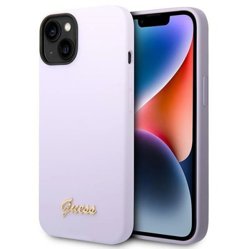 Kup Etui Guess GUHCP14SSLSMU Apple iPhone 14 violet/case dur din silicon Vintage Gold Logo - GUE2022 - {ean13} - Sklep Home Screen