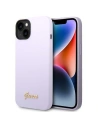 Etui Guess GUHCP14SSLSMU Apple iPhone 14 lila/purple kemény tok Szilikon Vintage Arany Logó