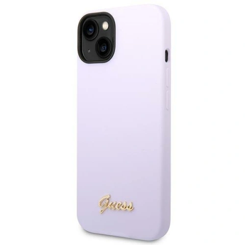 Kup Etui Guess GUHCP14SSLSMU Apple iPhone 14 violet/case dur din silicon Vintage Gold Logo - GUE2022 - {ean13} - Sklep Home Screen