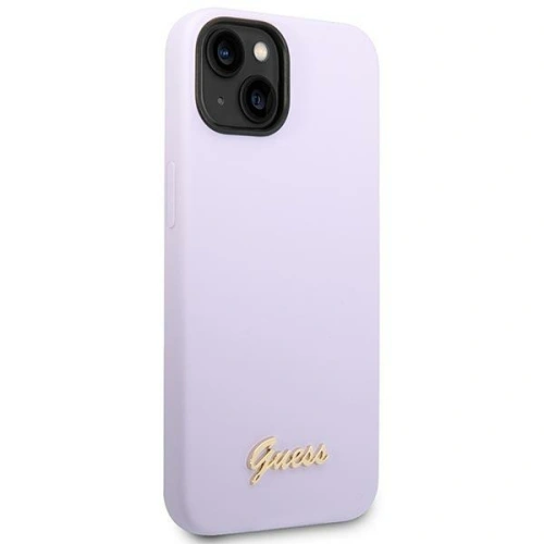 Kup Etui Guess GUHCP14SSLSMU Apple iPhone 14 violet/case dur din silicon Vintage Gold Logo - GUE2022 - {ean13} - Sklep Home Screen