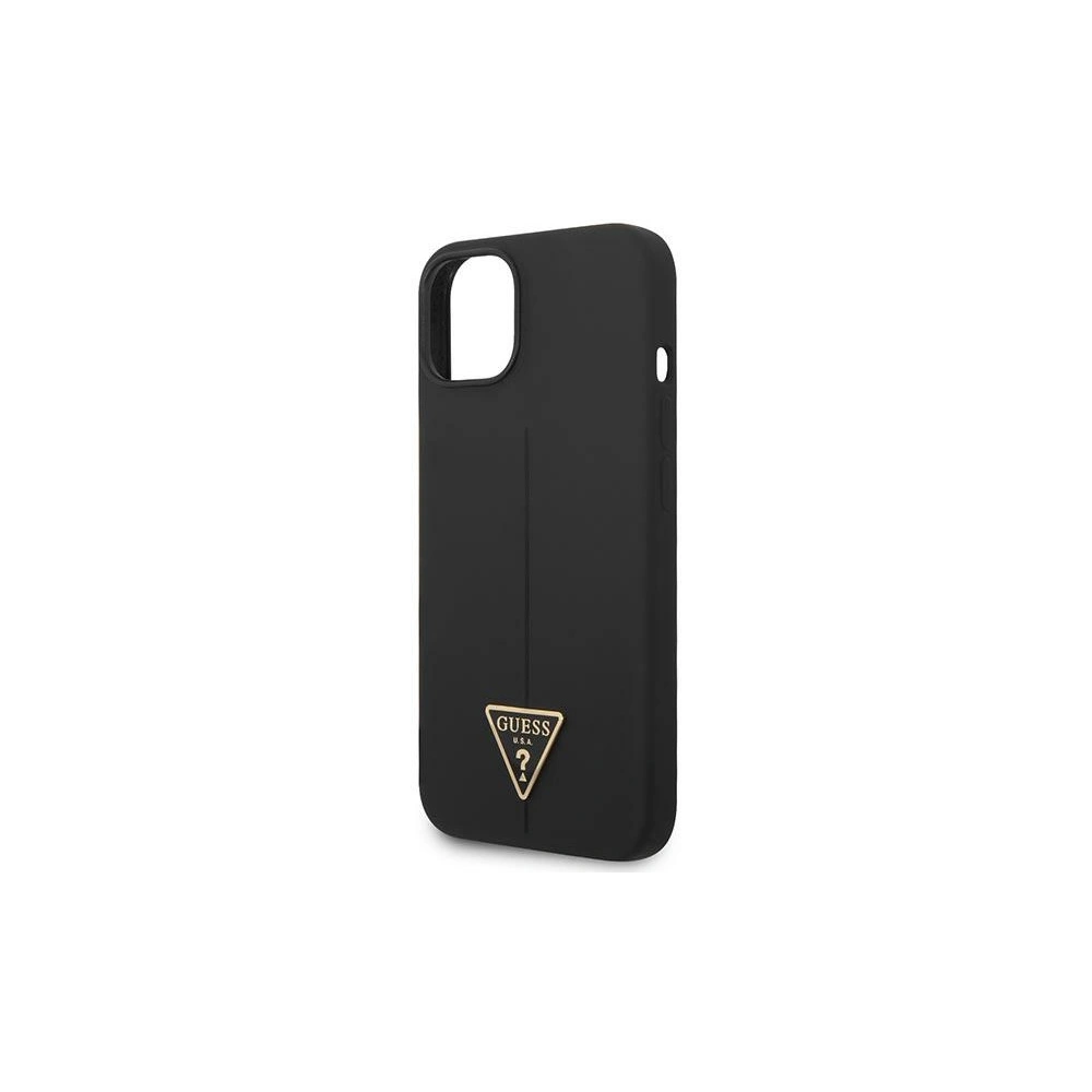 Etui Guess GUHCP14SSLTGK Apple iPhone 14 czarny/black hardcase Silicone Triangle