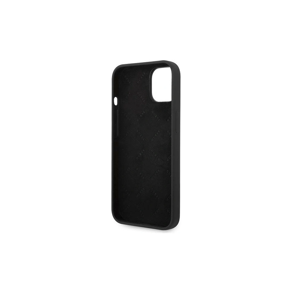 Etui Guess GUHCP14SSLTGK Apple iPhone 14 czarny/black hardcase Silicone Triangle