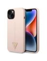 Etui Guess GUHCP14SSLTGP Apple iPhone 14 różowy/pink hardcase Silicone Triangle
