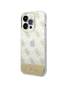Buy Guess GUHCP14XHG4MHG Apple iPhone 14 Pro Max gold hardcase 4G Pattern Script - GUE2026 - {ean13} - Home Screen Store Europe