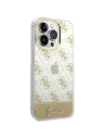 Buy Guess GUHCP14XHG4MHG Apple iPhone 14 Pro Max gold hardcase 4G Pattern Script - GUE2026 - {ean13} - Home Screen Store Europe