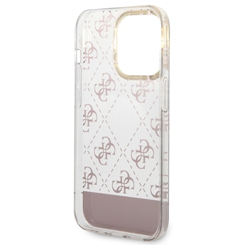 Buy Guess GUHCP14XHG4MHP Apple iPhone 14 Pro Max pink hardcase 4G Pattern Script - GUE2027 - {ean13} - Home Screen Store Europe