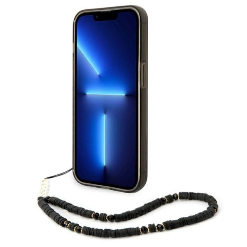 Buy Guess GUHCP14XHGCOHK Apple iPhone 14 Pro Max black hardcase Translucent Pearl Strap - GUE2029 - {ean13} - Home Screen Store Europe