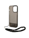 Buy Guess GUHCP14XHGCOHK Apple iPhone 14 Pro Max black hardcase Translucent Pearl Strap - GUE2029 - {ean13} - Home Screen Store Europe