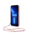Kup Etui Guess GUHCP14XHGCOHP Apple iPhone 14 Pro Max różowy/pink hardcase Translucent Pearl Strap - GUE2030 - {ean13} - Sklep Home Screen