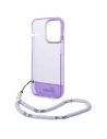 Buy Guess GUHCP14XHGCOHU Apple iPhone 14 Pro Max purple hardcase Translucent Pearl Strap - GUE2031 - {ean13} - Home Screen Store Europe