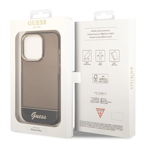 Kup Etui Guess GUHCP14XHGCOK Apple iPhone 14 Pro Max černý/black hardcase Translucent - GUE2032 - {ean13} - Sklep Home Screen