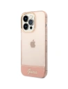 Buy Guess GUHCP14XHGCOP Apple iPhone 14 Pro Max pink hardcase Translucent - GUE2033 - {ean13} - Home Screen Store Europe