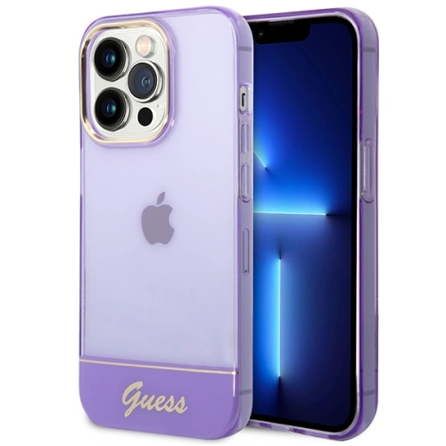 Kup Etui Guess GUHCP14XHGCOU Apple iPhone 14 Pro Max violet/hardcase transparent - GUE2034 - {ean13} - Sklep Home Screen