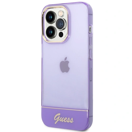 Kup Etui Guess GUHCP14XHGCOU Apple iPhone 14 Pro Max fioletowy/purple hardcase Translucent - GUE2034 - {ean13} - Sklep Home Screen