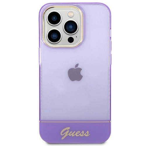 Kup Etui Guess GUHCP14XHGCOU Apple iPhone 14 Pro Max fioletowy/purple hardcase Translucent - GUE2034 - {ean13} - Sklep Home Screen