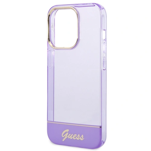 Kup Etui Guess GUHCP14XHGCOU Apple iPhone 14 Pro Max fioletowy/purple hardcase Translucent - GUE2034 - {ean13} - Sklep Home Screen