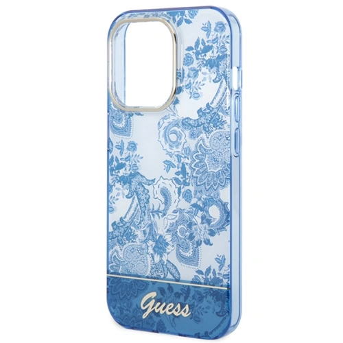 Kup Case Guess GUHCP14XHGPLHB Apple iPhone 14 Pro Max blau/hardcase Porcelain Collection - GUE2035 - {ean13} - Sklep Home Screen