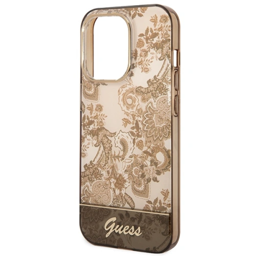 Kup Case Guess GUHCP14XHGPLHC Apple iPhone 14 Pro Max ocker Hartschale Porcelain Collection - GUE2036 - {ean13} - Sklep Home Screen